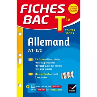 Fiches Bac Allemand LV1-LV2