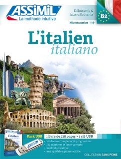 L'italien - Pack USB (Assimil) (livre + clé USB)