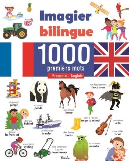Imagier bilingue - 1000 premiers mots Français -Anglais