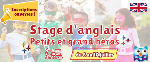 Stage Petits et grands héros 2026